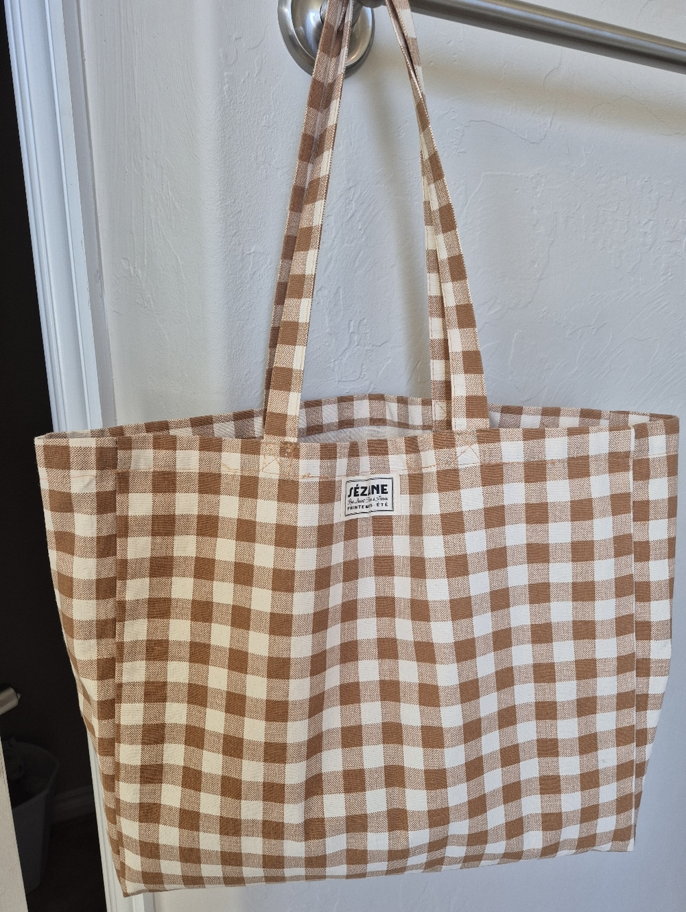 Sezanne Gingham Tote - Picture 8 of 13
